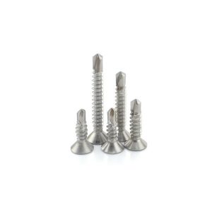 M4.2 Stainless Steel Self Drilling Tek Screws - 50PCS/300PCS Flat Head