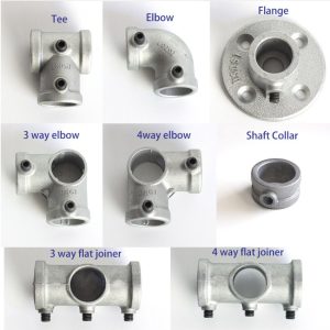 Key Clamp Fittings Tube Pipe shelf brackets/connector